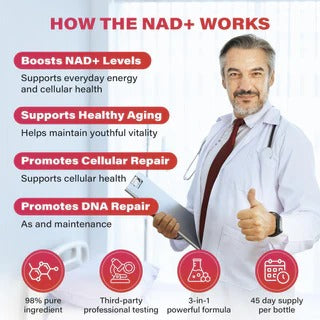 Zooone- NAD+ Supplement 30pcs, Premium Nicotinamide Riboside & Resveratrol, DNA Repair & Healthy Aging, Advanced NAD Supplement for Men & Women, Boosts Cellular Energy(Berry Flavor)